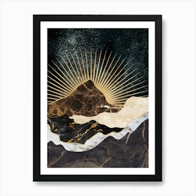 Mountains In The Sky Art Print