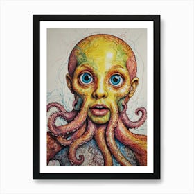 Octopus 17 Art Print