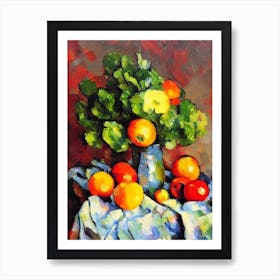 Rapini Cezanne Style vegetable Art Print