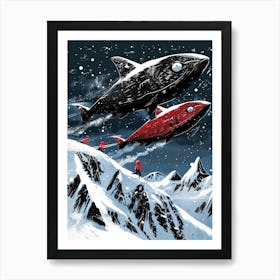 Polar Bears Art Print