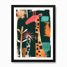 Giraffe 129 Art Print