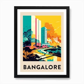 Bangalore 2 Vintage Travel Poster Poster