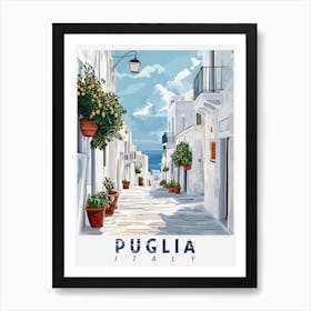 Puglia, Italy With Olives Tree Art Print