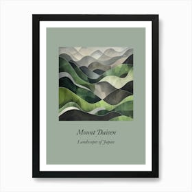 Landscapes Of Japan Mount Daisen 1 Art Print