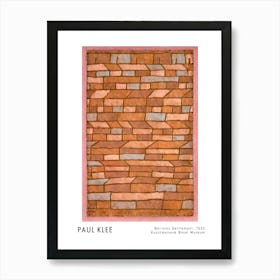 Paul Klee Brick Wall Art Print