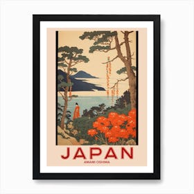 Amami Oshima, Visit Japan Vintage Travel Art 3 Art Print