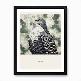 Ohara Koson Inspired Bird Painting Hawk 4 Poster Art Print