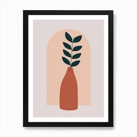 Plant In A Vase Art Print