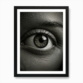 Eye Of A Woman Art Print