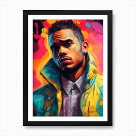 Chris Brown (2) Art Print