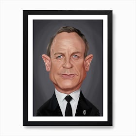 Daniel Craig Art Print