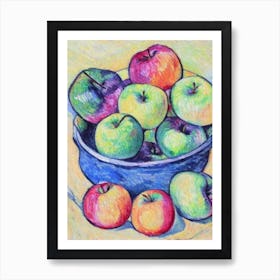 Apple Vintage Sketch Fruit Art Print