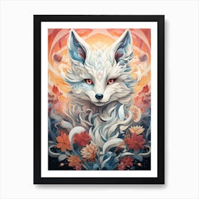 Fox Art Art Print