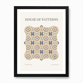 Tile Pattern Poster 59 Art Print