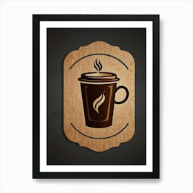 Coffee Cup Vector Art Print