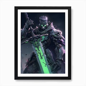 Lord Of The Rings Anime Art Print