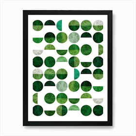 Balanced geometric pattern 3 Art Print