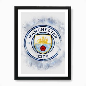 Manchester City Painting Art Print