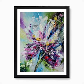 Iris Flower Art Print