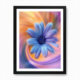 Abstract Flower 6 Art Print