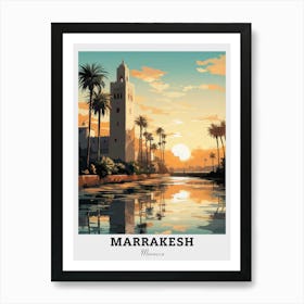 Marrakech Morocco Travel Art Print