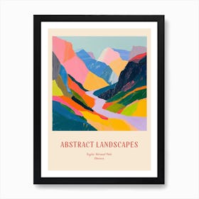 Colourful Abstract Triglav National Park Slovenia 1 Poster Art Print