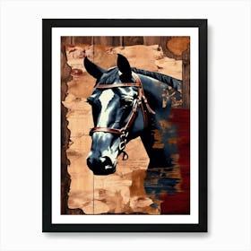 Horse Portrait Art Print