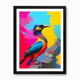 Bird In The City-Reimagined Art Print