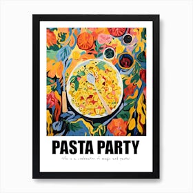 Pasta Party, Matisse Inspired 08 Art Print