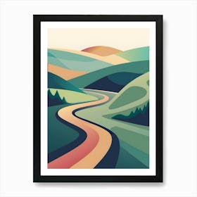 Road To Nowhere 2 Art Print