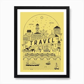 Travel the World City Art Print