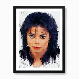 Michael Jackson Potrait Art Print