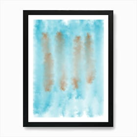 Blue Sky With Clouds Art Print