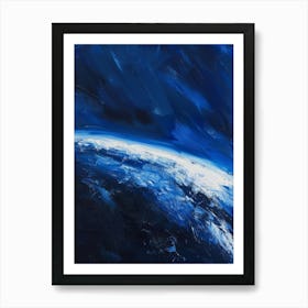 Earth From Space 3 Art Print