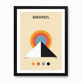 Bauhaus Pyramid 1 Art Print