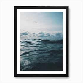 Dark Blue Ocean Art Print