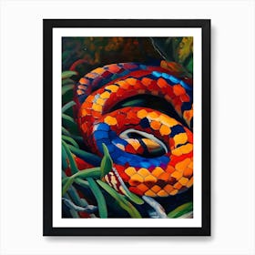 Coral Snake 1 Painting Art Print