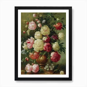 Peony Painting 2 Flower Art Print