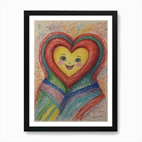 Heart Of Love 42 Art Print