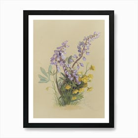 Lupine Flowers 1 Art Print