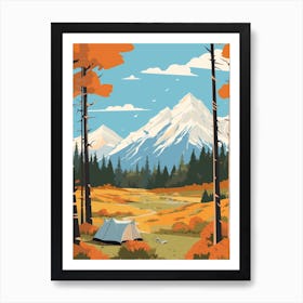 New Zealand 2 Travel Illustration Art Print