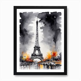 Paris Eiffel Tower Art Print