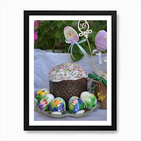 Easter Eggs 340 Art Print