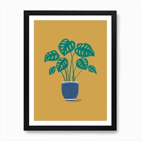 Cheese Plant Art Print