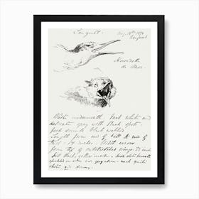 Seagull (1874), John Singer Sargent Art Print