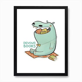 Devour Books Art Print