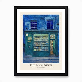 Edinburgh Book Nook Bookshop 2 Poster Art Print