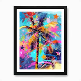 Palm Tree Painting 5 Art Print