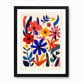 Colorful Flowers 5 Art Print