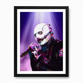 Corey Taylor Mask Perform Art Print